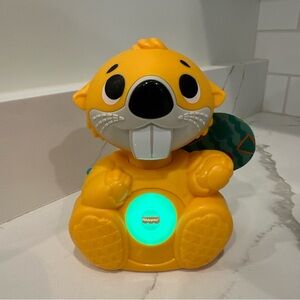Fisher Price Linkimals Technology Interactive Learning Toy Boppin Beaver Tested